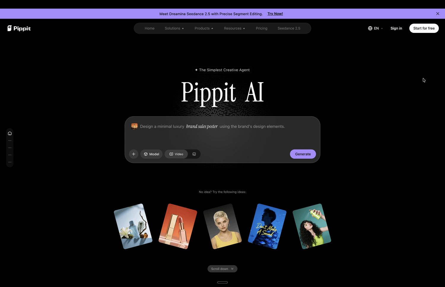 Pippit 首頁